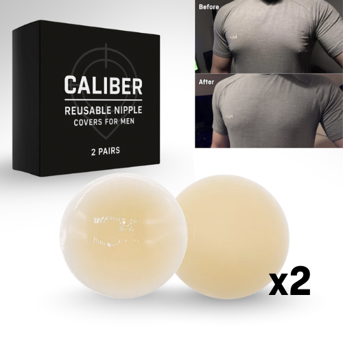 Caliber Reusable Nipple Covers (2 Pairs)